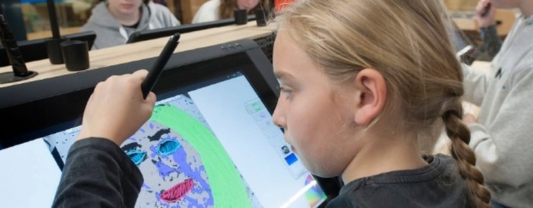 Foto Kindercursus Tekenen Digitaal